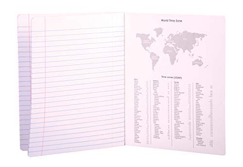 Mintra Office Composition Books - Sturdy Flexible Cover (4 Pack, Assorted Marble Comp - Wide Ruled) - Image 6