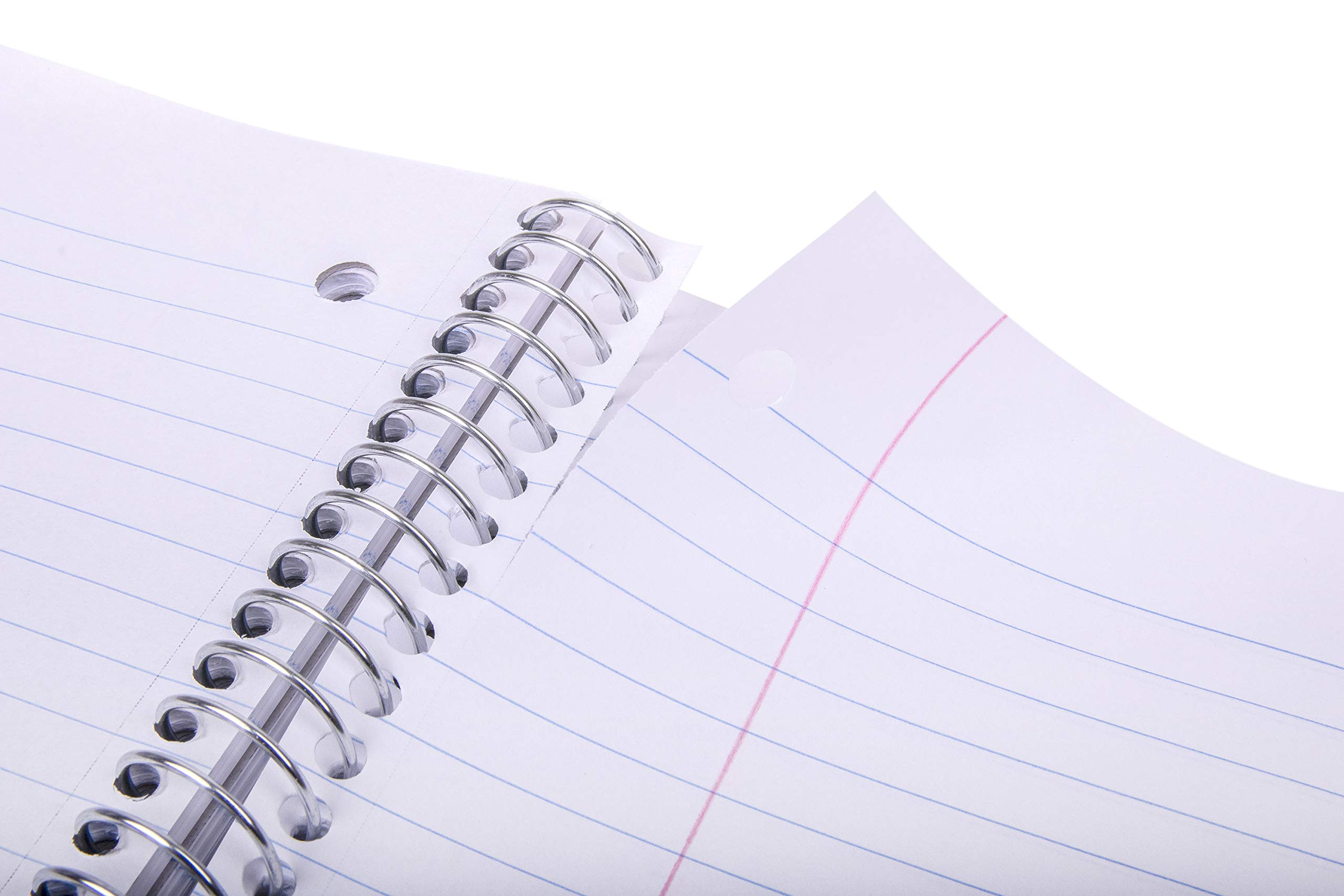 Mintra Office Durable Spiral Notebooks, 5 Subject (Teal, College Ruled 1pk) - Image 6