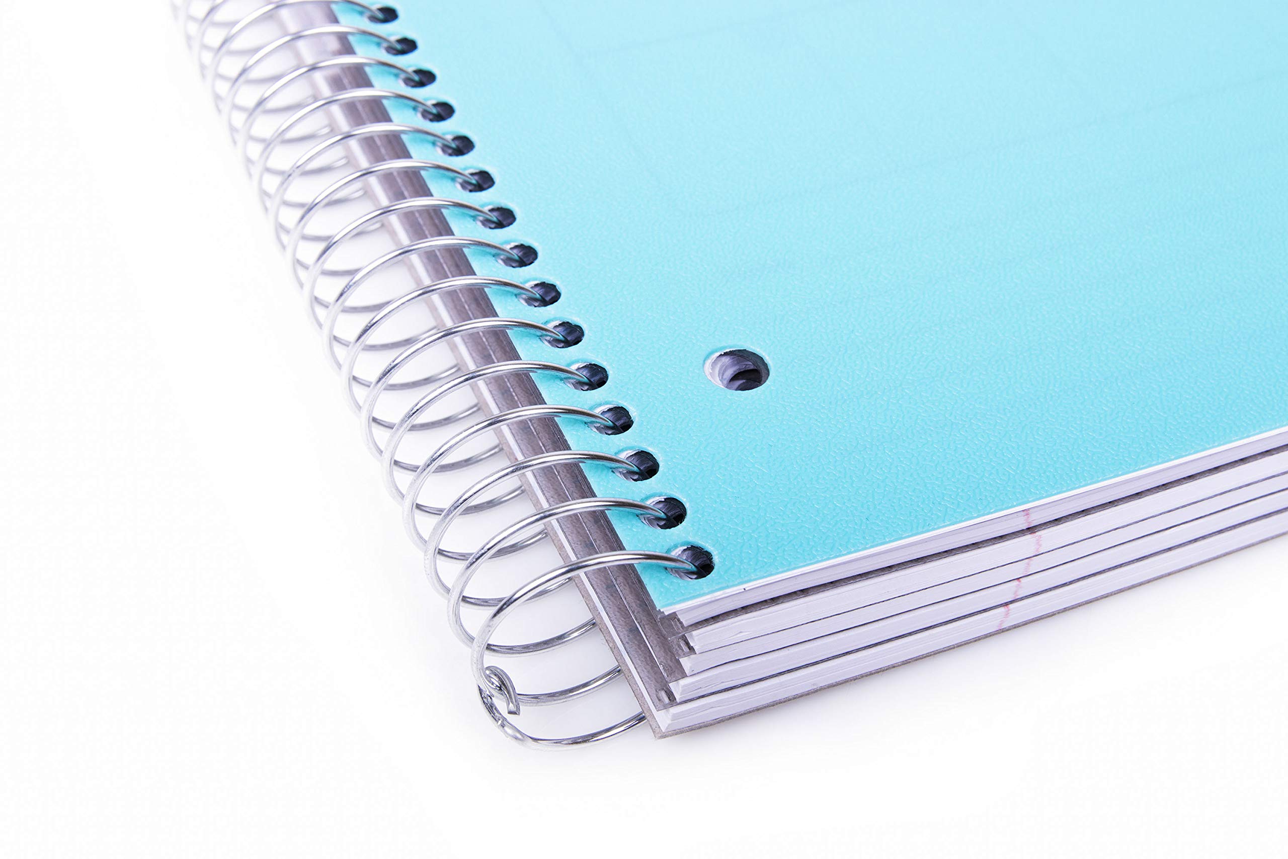 Mintra Office Durable Spiral Notebooks, 5 Subject (Teal, College Ruled 1pk) - Image 5