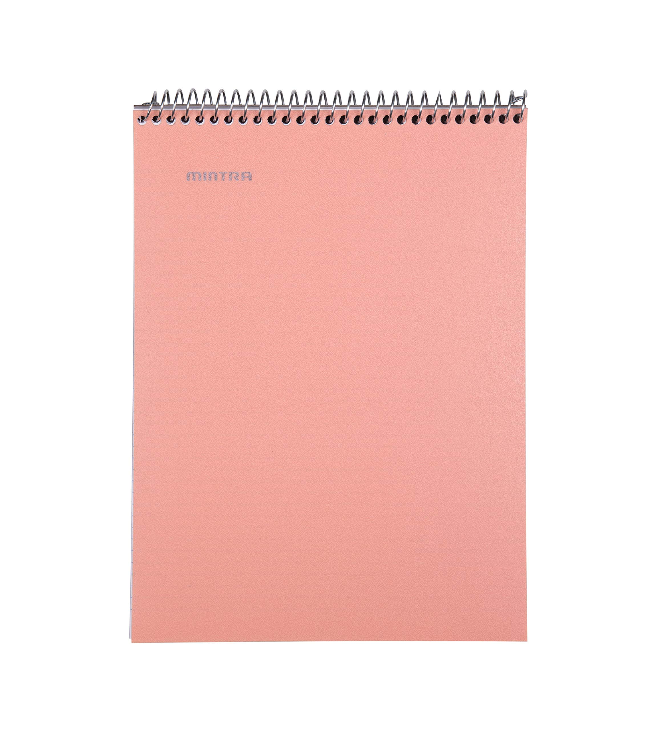 Mintra Office TOP BOUND Durable Spiral Notebooks (Lavender, Salmon, Sage Green, College Ruled 3pk) - Image 4