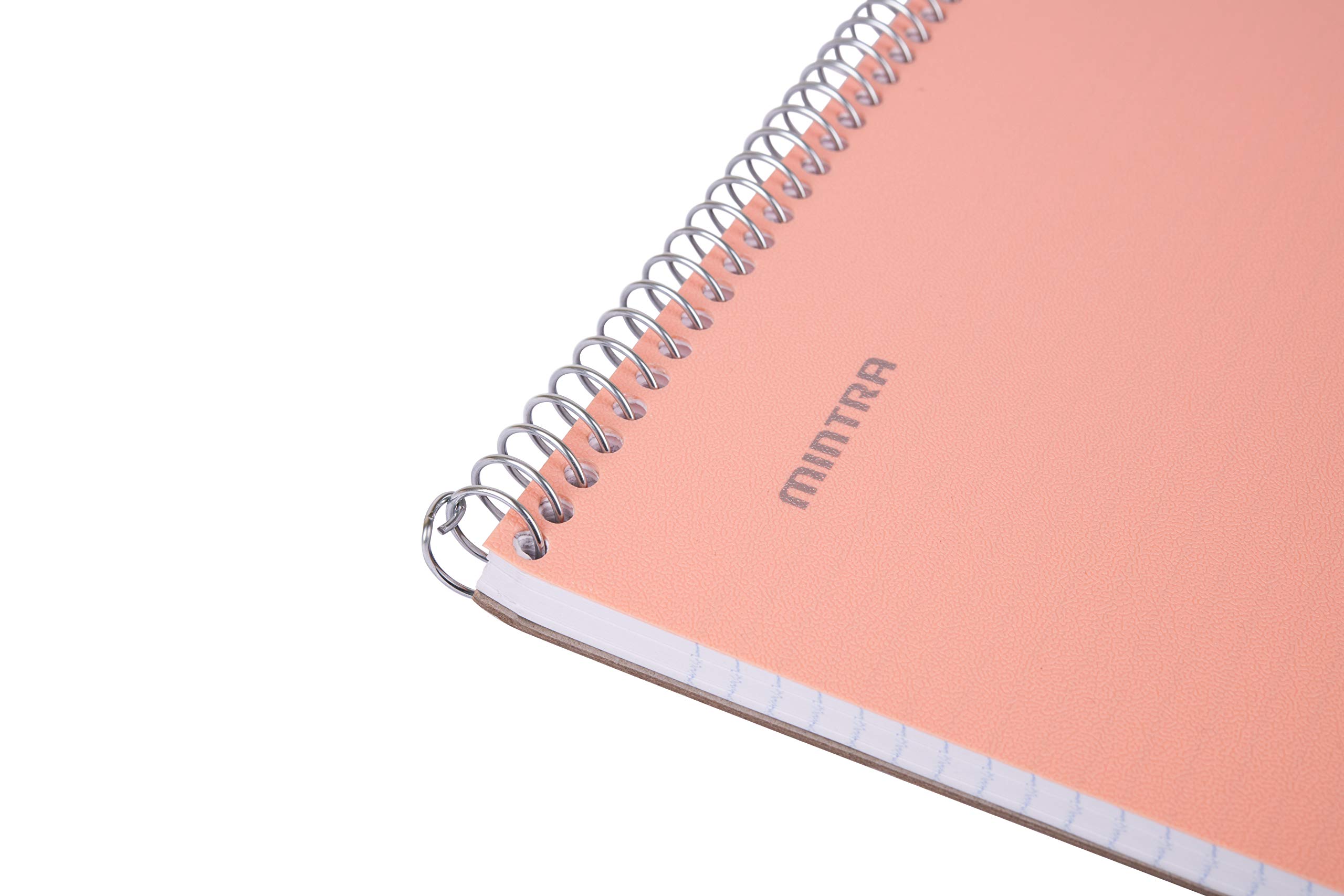 Mintra Office TOP BOUND Durable Spiral Notebooks (Lavender, Salmon, Sage Green, College Ruled 3pk) - Image 7