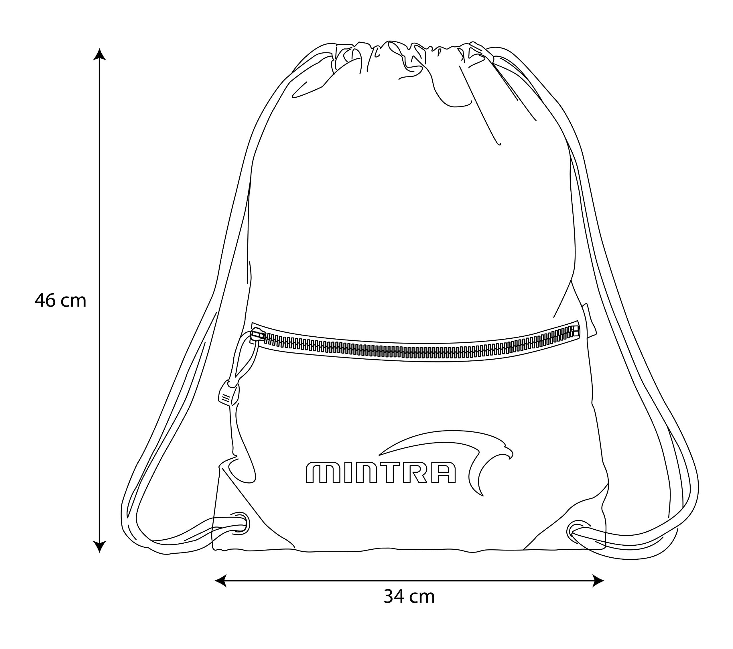 Mintra Sports Drawstring Bags - Backpack, Cinch Sack, Sports, Gym (Green, Rush (14in x 18in)) - Image 6